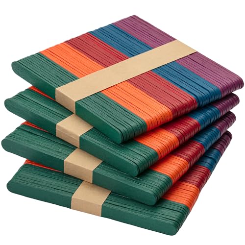 Palitos de paletas de colores con bordes pulidos Mr. Pen para manualidades seguras 8