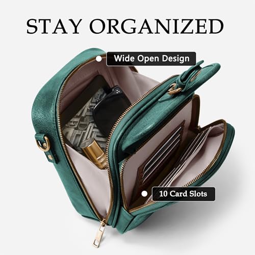 Image of Small Crossbody Bag for Women with Card Slots Vegan Leather Messenger Bag Men Wallet, Cross Body Anti-theft Shoulder Purse