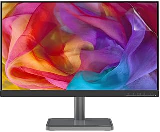 Celicious Vivid Invisible Glossy HD Screen Protector Film Compatible with Lenovo Monitor Lenovo 24 (L24i-30) [Pack of 2]