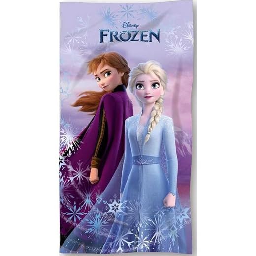 ILS I LOVE SHOPPING Toalla de playa y piscina de microfibra 140 x 70 cm, secado rápido, ultra suave – Frozen