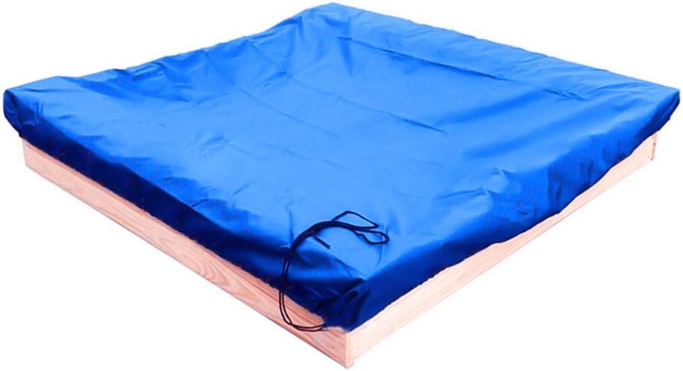 Sandbox Cover Square Covers for Sand and Toys Away from Dust and Rain Sandpit Pool Cover for Kids Toy Protection Outdoor (Blue 200x200cm) : Toys & Games