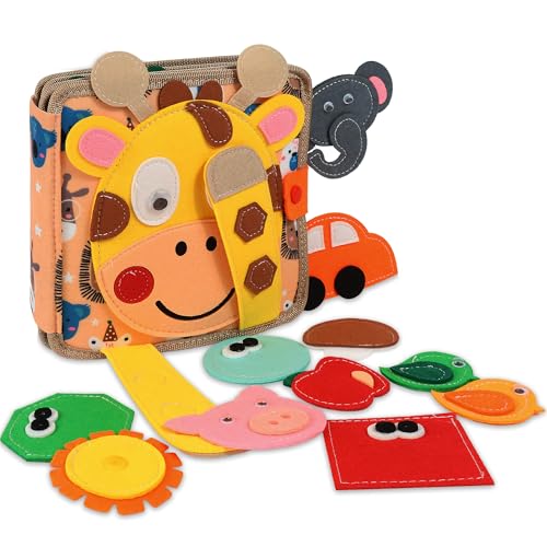 Olifty Libro Montessori 1 año - Juguete Montessori Bebe - Juguete...