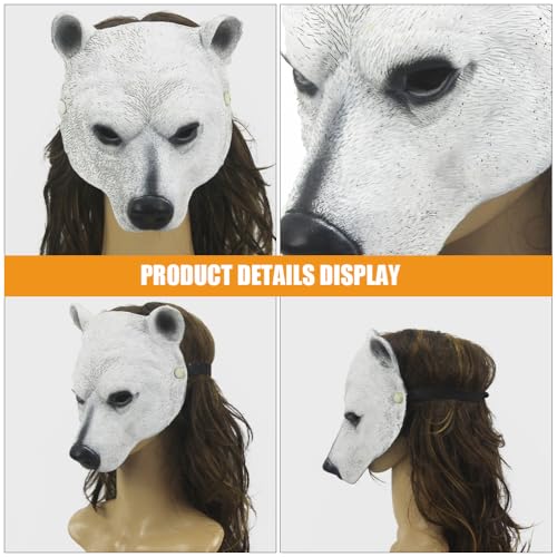Masque d'ours polaire pour vos représentations et spectacles - 6