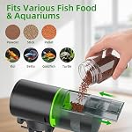 Automatic Fish Feeder for Aquarium: 3 Timers & One-Touch Easy Setup - 7-14 Day Supply with 200ML Food Dispenser - Worry-Free Vacation Feeding for Betta Turtle Tank - Image 4