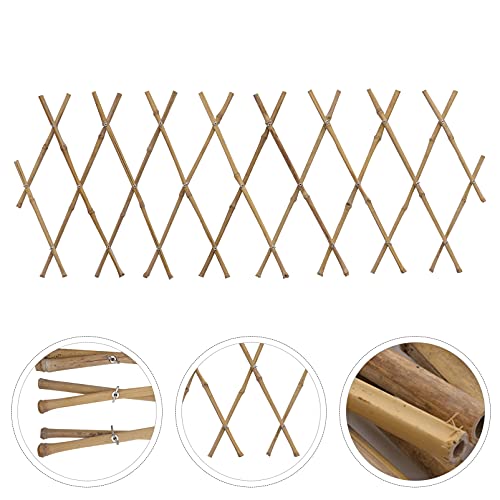 Generic Cerca Do Jardim Decorativo Afiação Fronteira Dobrar Cerca de Piquete Cerca Fazenda de Bambu