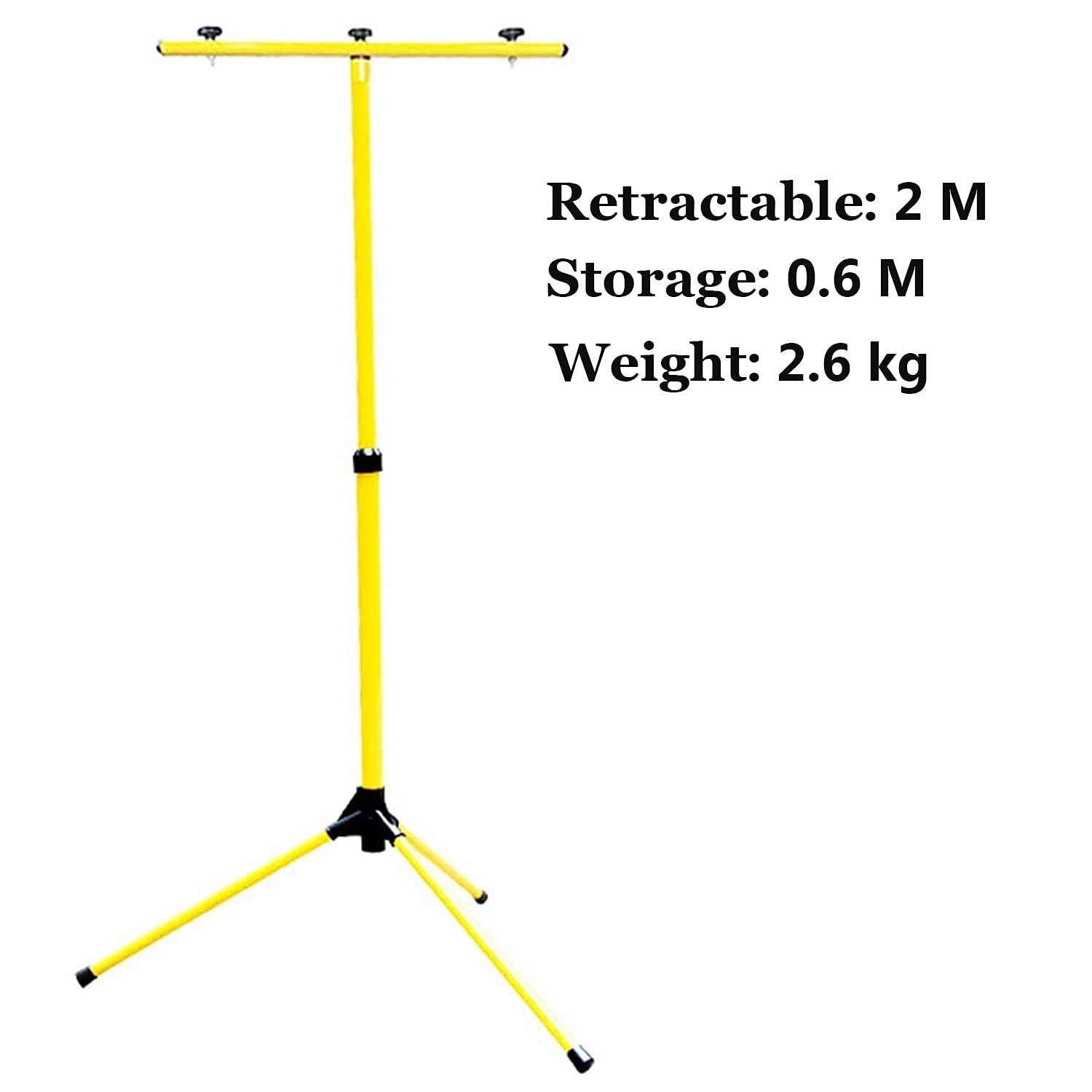 Winter Soporte para suero intravenoso portátil Plegable para portasueros Ajustable en Altura, 2 Ganchos, para atención domiciliaria de Ancianos, Hospital, clínica privada, Longitud máxima 200 cm