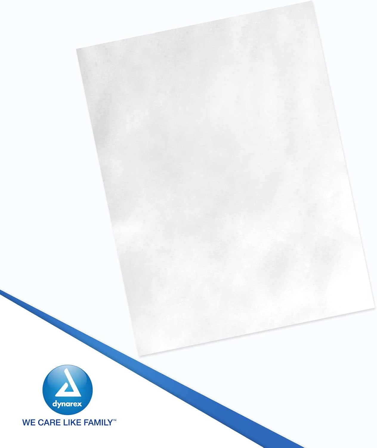 Dynarex Personal Cleansing Washcloths - 10 x 13" Disposable Dry Wipes for Baby & Adults, Makeup Remover, Soft, Absorbent, Single Use - 1 Pack of 50 Wipes