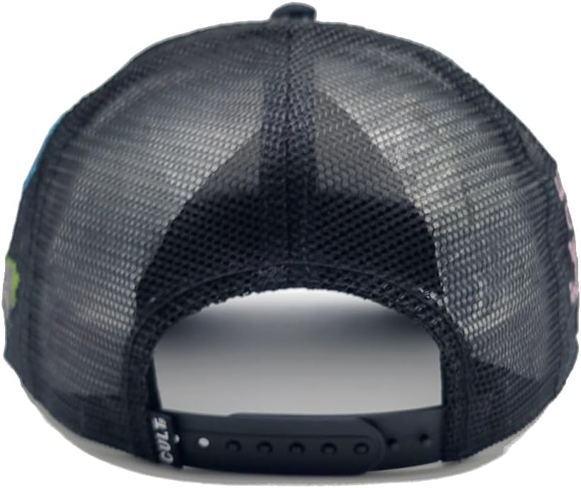 Cult of Individuality New Graffiti Trucker Black Era Snapback Hat - Image 7