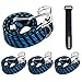 Produktbild Spanngummi mit Haken, 4er-Set Extra Stark - Spanngurte, Gepäckspanner, Expander, Expanderseil, Gummiseil, Ideal zum Fahrrad Motorrad Autotransporter Camping, 60cm lang