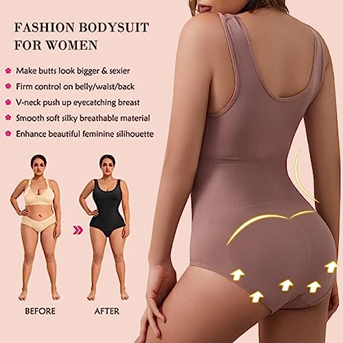 Image of Women Spandex & Nylon High Compression Body Suit (ED009)