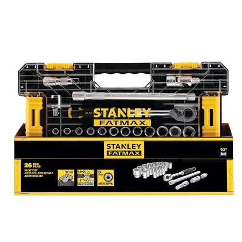 STANLEY Coffret de douilles Stakbox 12 FatMax Jeu de 26 pièces - vue 5
