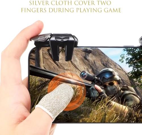 Gadpiparty 1 Pair Auxiliary Button Mobile Gaming Triggers Shoot Target Button Gaming Finger Mobile Game Accessories Grip Game Triggers Phone Controller Phone Handle PC