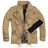  Spaß kostet Armee Feldjacke Winterjacke mit rausnehmbaren Futter zur Frühlingsjacke M65 Army Tarnjacke Größe S - 7XL