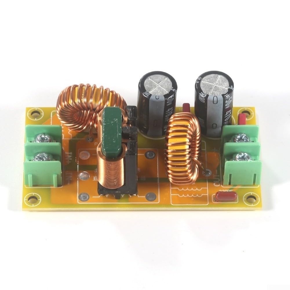 Filtre DC LC pour EMI, module de suppression électromagnétique 10 A 20 A DC50 V pour systèmes audio et automobiles (20 A)