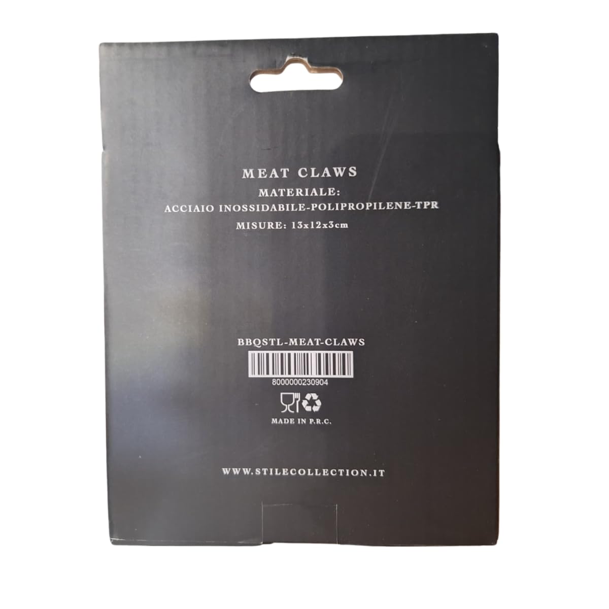 Artigli da Carne BBQ in Acciaio Inox 430 Set 2 Pezzi Meat Claws per Pulled Pork, Pollo e Arrosti con Impugnatura Ergonomica Antiscivolo, Utensili BBQ Professionali
