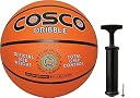 Cosco Rubber Basketball with Hand Pump, Size 5 (Multicolour) gallery image