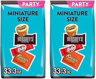HERSHEY'S, KIT KAT and REESE'S Assorted Flavored, Easter Candy Party Pack, 33.38 oz (Pack of 2)