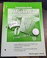 Algebra 2: Concepts and Skills: Assessment Book 0547001630 Book Cover