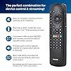 Universal Remote Control with Fire TV Slide-in Cradle for use with Samsung, Vizio, LG, Sony, Sharp, Apple TV, TCL, Smart TVs, Streaming Players, Blu-ray, 4-Device, SRP2024R/27 by Philips