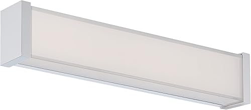 Svelte - Lámpara LED para tocador de baño o pared de 16 pulgadas, 3000 K en cromo