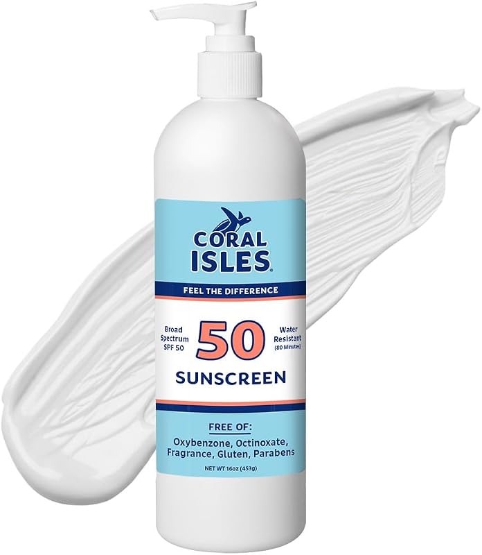 Coral Isles Loção Protetora Solar Corporal SPF 50, 473 mL