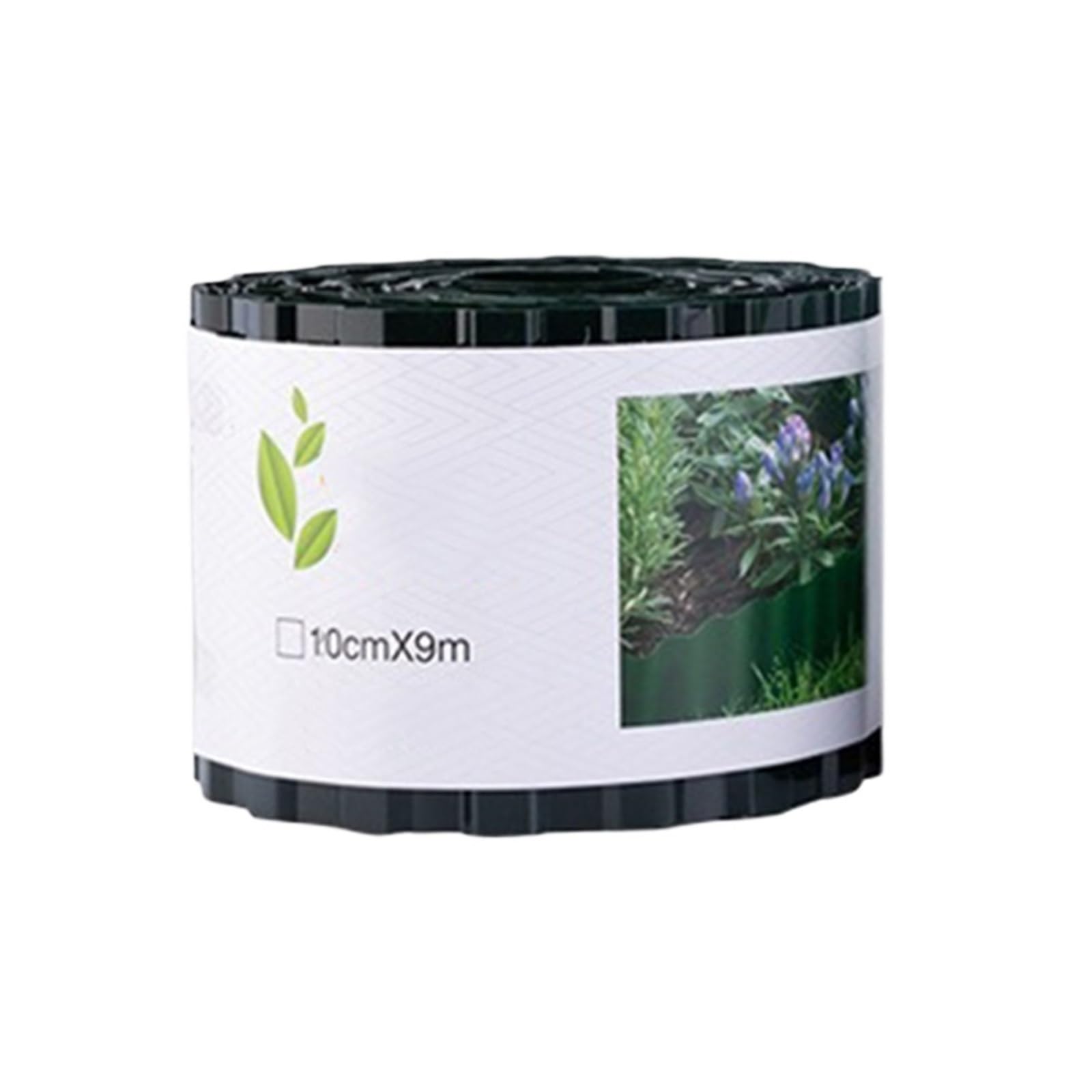 Bordura de Jardín de Plástico Generous Coverage Garden Barrier Easy Installation Fence Install Neat(Dark green-10cmx9m)