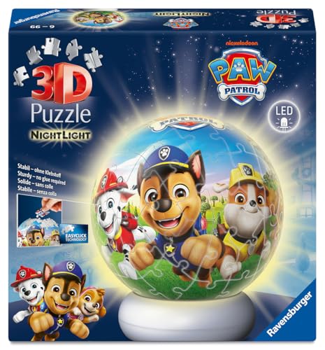 Puzzle 3D Ball Pat'Patrouille Ravensburger : l'idée cadeau d'anniversaire parfaite
