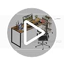 Image of Computer Desk for Home | Wooden Study Table for Work, Study | Wooden Study Table for Home | Workstation Desk for Laptop PC | Rustic Brown | 150 x 60 x 75 cm