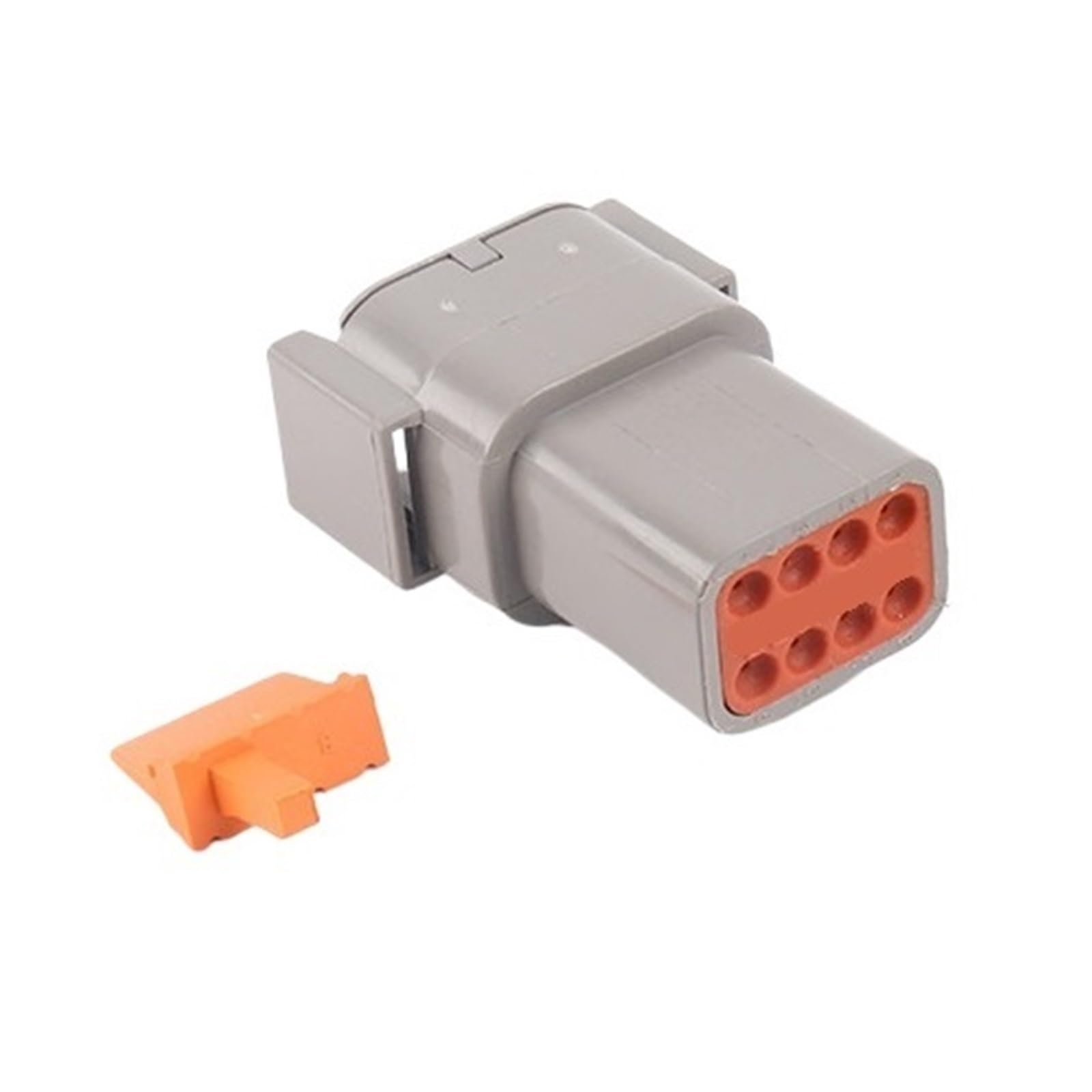 Connecteur DTM04-08PA étanche de haute résistance pour engins