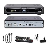 Lieferumfang: 1x Golden Interstar Hypro Receiver + 2x Fernbedienung + 2x Batterien + 1x Netzteil + 1x Bluetooth 5.0 Kopfhörer mit integrietem Mikrofon + 4x Bedienungsanleitung ( Deutsch, Englisch, Franzözisch, Spanisch )