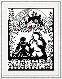 CROSSDECOR Stamped Cross-Stitch Needlepoint Kits Pre-Printed Patterns for Beginners Adults, Embroide