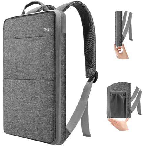 ZINZ Schlank und Erweiterbar 15 15.6 16 Zoll Laptop Rucksack, Wasserdicht Notebook Tasche für Männer und Frauen,D01G01