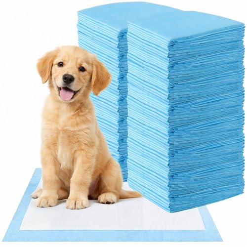 Tappetini Igienici per cani 100 PZ - Traversine Cani per addestramento cani e cuccioli super assorbenti, confezione 100 pz 5 strati, a prova di perdite, tappetino traversina impermeabile per Animali