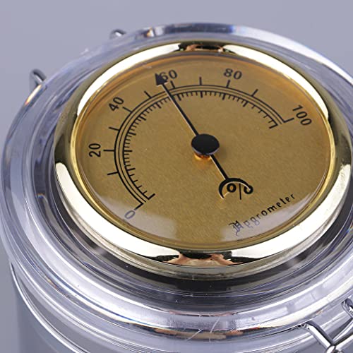 Amazon.com: Professional Stainless Steel Pipe Tobacco Tin Can with  Hygrometer & Humidifier Moisture Seal Box Humidity Airproof Pot Tank :  Appliances