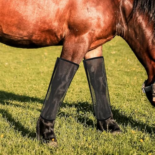 Botas protectoras para caballos Beaupretty de malla para evitar rozaduras en pasto 8