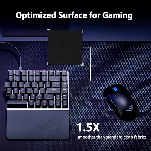 Image of ASUS ROG Sheath II XXL Gaming Mouse Pad - 35.4 inch x 15.7 inch, Advanced Cooling Fabric, 1.5X Smoother Textile-Weave Surface, Flat-Stitched Durable Edges, Non-Slip Base - Black