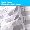 Appointment Book - Undated Salon Appointment Book, 4.5 x 11.5, Daily & Hourly Schedule Planner with 2 Column & 200 Pages - Black