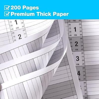 Appointment Book - Undated Salon Appointment Book, 4.5 x 11.5, Daily & Hourly Schedule Planner with 2 Column & 200 Pages - Black