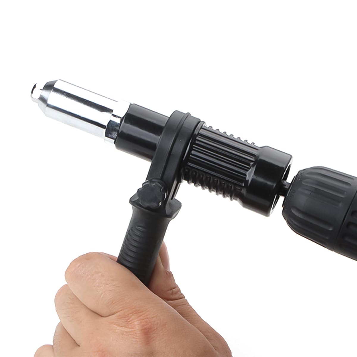 POFET Adattatore per Pistola Rivetto Elettrico Adattatore per Rivetti Ciechi Adattatore per Rivettatrice per Avvitatori a Batteria e Trapani
