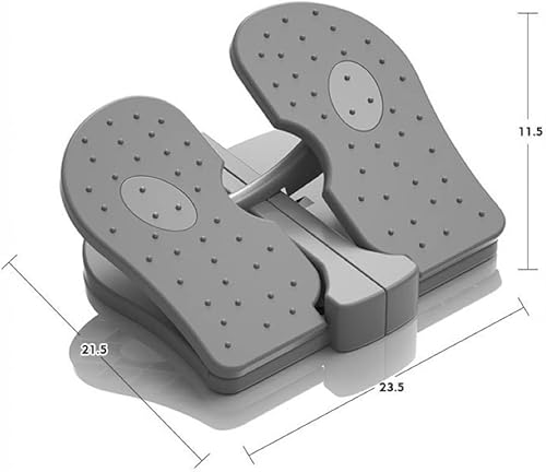 Miniatura 7 de Ejercitador de máquina de escalones para uso doméstico, pedal de escritorio, ejercitador de ciclo, paso a paso pequeño, equipo multifuncional de
