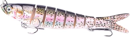 ReRom 14cm 26g Minnow Swimbait Wobblers Jointed Fishing Lures Hard Baits Tackle Artifical Fishing Goods Accessories Lure