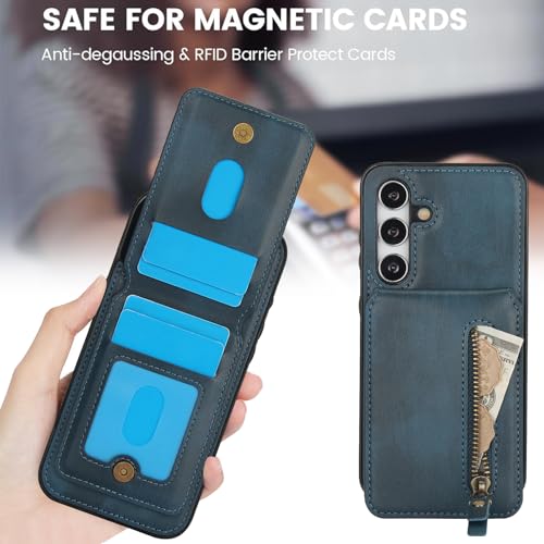 Funda para Samsung Galaxy S23 Plus compatible MagSafe con tarjetero 5