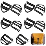 HaiFafafaing 10pcs Buckles Plastic Buckle Clip Rucksack Clips Ladder Lock Buckles Tri-Glide Slide Buckle Replacement For 1-inch width Straps Adjuster Belt Backpacks Strap Clip