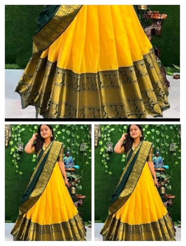 Image of RENVAANI FASHION Women's Traditional Semi-Stitched Lehenga Choli | Lehenga Choli for Women | Ethnic Wear Heavy Lehenga Choli With Dupatta