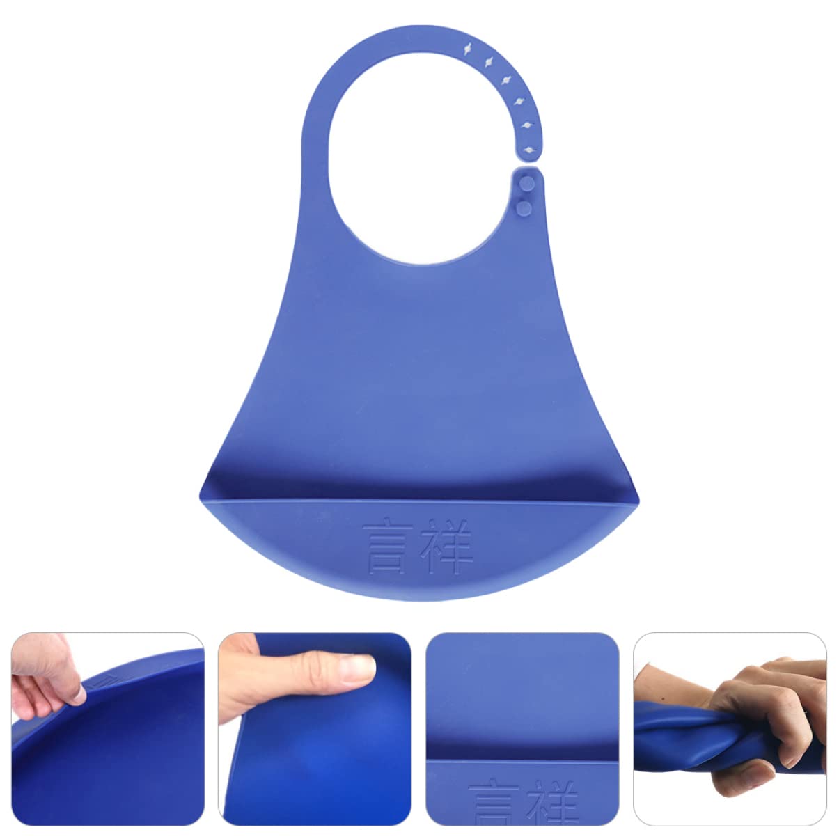 FRCOLOR 2st Wasserdichtes Lätzchen Für Erwachsene Kinderkrankheiten Lätzchen Fänger Latzschürzen Saugplatte Lätzchen Schnuller Lätzchen Mit Ärmeln Nicht Besteck Essen Blue Kieselgel
