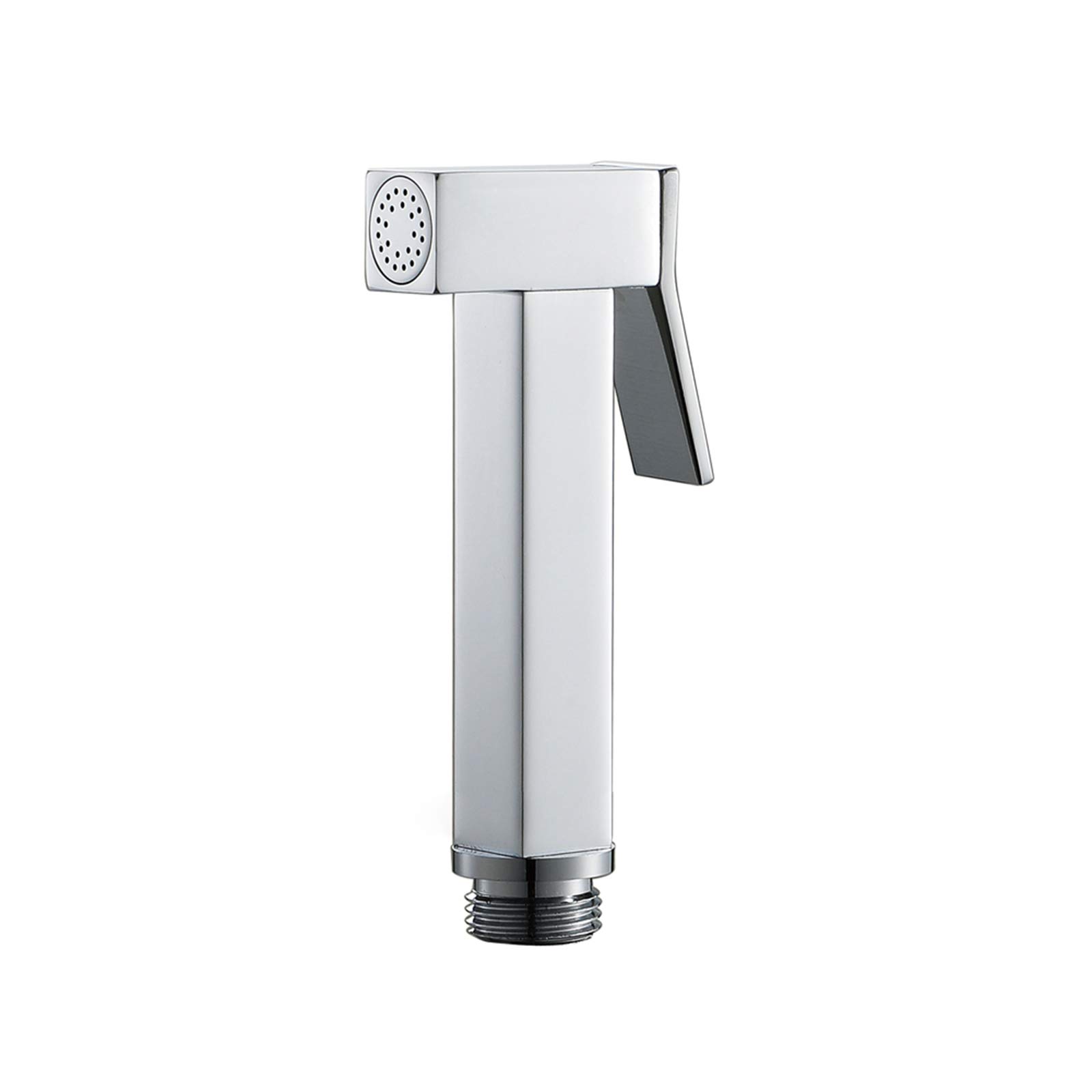 Pulvérisateur manuel de bidet en laiton chrome pour wc carré