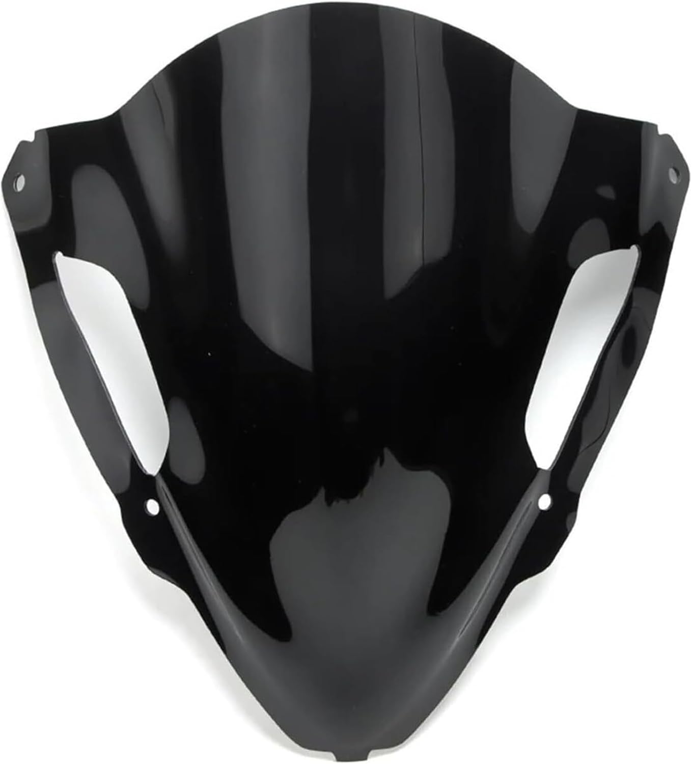 ノーブランド品 用のNinja ZX-6R用 バイク用ウインドシールド(ブラック)