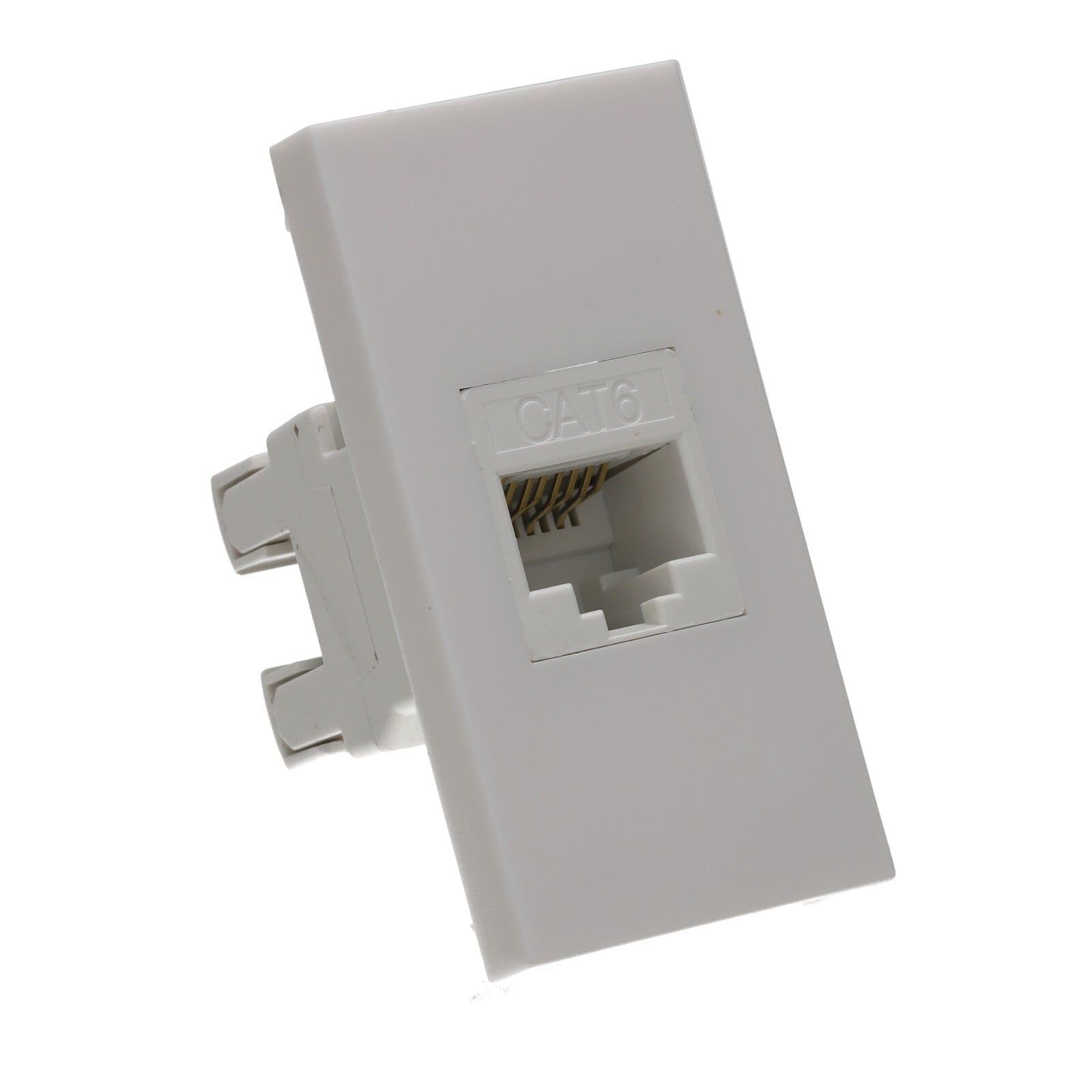 Kenable White Cat6 Rj45 Gigabit 1000Mbps Ethernet Wall Face Plate Module Socket