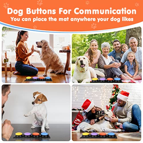 Boutons de communication pour chien et tapis éducatif enregistrable - 7