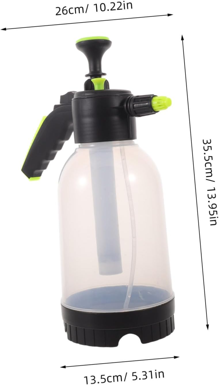 VALICLUD 2l Portable Plastic Automatic Shower Spray Bottle for Pets and Plants, Fine Mist Coverage Watering Can Sprayer for Lawn and Travel Use